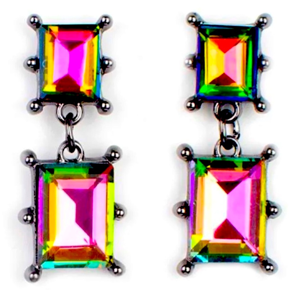 🪐💫🪐 “COSMIC QUEEN” MULTI OIL SPILL POST EARRING ~ PAPARAZZI❗️🪐💫🪐